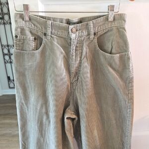 Eddie Bauer Women's Grey Corduroy Pants